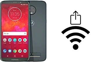 Generar QR con la clave Wifi en un Motorola Moto Z3