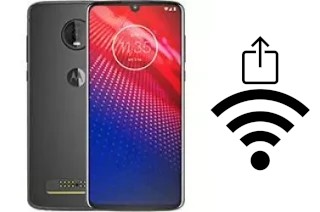 Generar QR con la clave Wifi en un Motorola Moto Z4 Force
