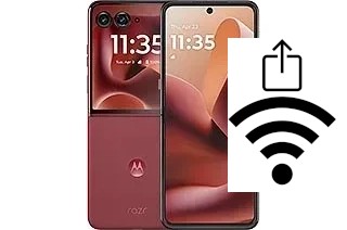 Generar QR con la clave Wifi en un Motorola Razr Ultra 2025