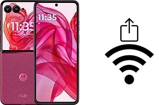 Generar QR con la clave Wifi en un Motorola razr+ 2024