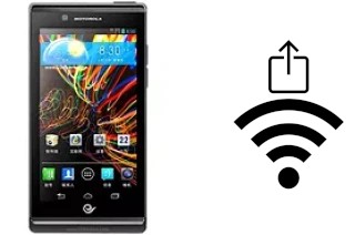 Generar QR con la clave Wifi en un Motorola RAZR V XT889