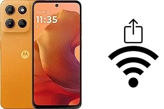 Generar QR con la clave Wifi en un Motorola Moto G15