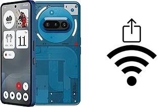 Generar QR con la clave Wifi en un Nothing Phone (3a)