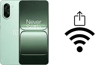 Generar QR con la clave Wifi en un OnePlus Ace 5 Racing