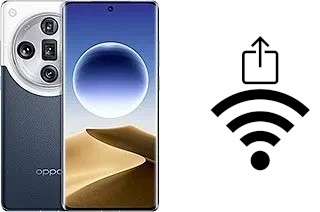 Generar QR con la clave Wifi en un Oppo Find X7 Ultra