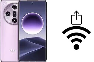 Generar QR con la clave Wifi en un Oppo Find X7