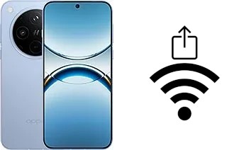 Generar QR con la clave Wifi en un Oppo Find X8