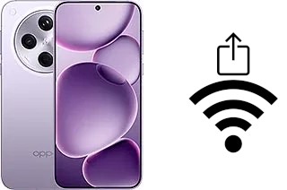 Generar QR con la clave Wifi en un Oppo Find X8s+
