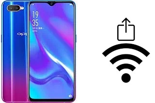 Generar QR con la clave Wifi en un Oppo RX17 Neo