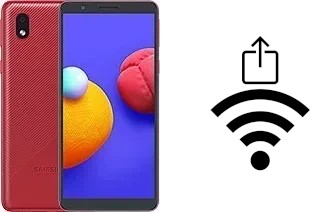 Generar QR con la clave Wifi en un Samsung Galaxy A01 Core