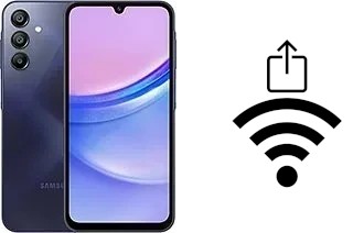 Generar QR con la clave Wifi en un Samsung Galaxy A15