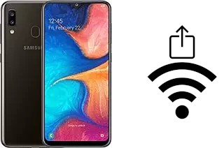 Generar QR con la clave Wifi en un Samsung Galaxy A20