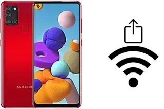 Generar QR con la clave Wifi en un Samsung Galaxy A21s