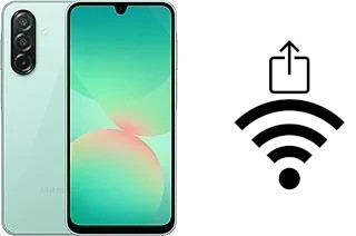 Generar QR con la clave Wifi en un Samsung Galaxy A26