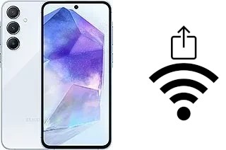 Generar QR con la clave Wifi en un Samsung Galaxy A55