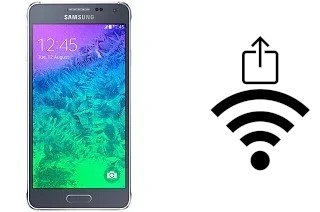 Generar QR con la clave Wifi en un Samsung Galaxy Alpha (S801)