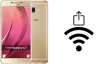 Generar QR con la clave Wifi en un Samsung Galaxy C7
