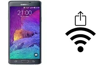 Generar QR con la clave Wifi en un Samsung Galaxy Note 4 Duos