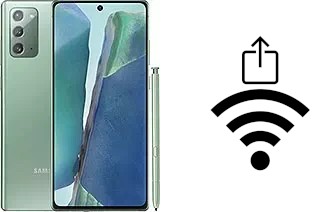 Generar QR con la clave Wifi en un Samsung Galaxy Note20