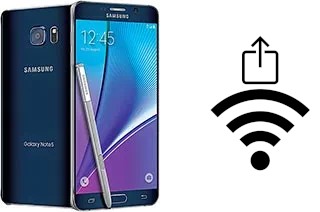 Generar QR con la clave Wifi en un Samsung Galaxy Note5
