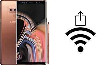 Generar QR con la clave Wifi en un Samsung Galaxy Note9