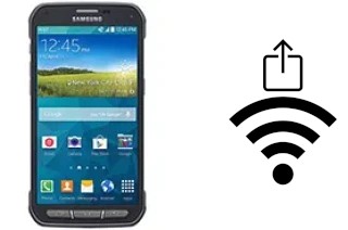 Generar QR con la clave Wifi en un Samsung Galaxy S5 Active