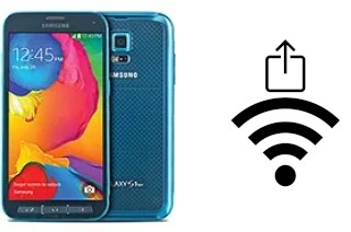 Generar QR con la clave Wifi en un Samsung Galaxy S5 Sport