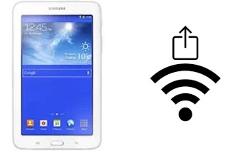 Generar QR con la clave Wifi en un Samsung Galaxy Tab 3 lite