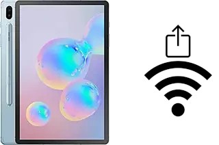 Generar QR con la clave Wifi en un Samsung Galaxy Tab S6