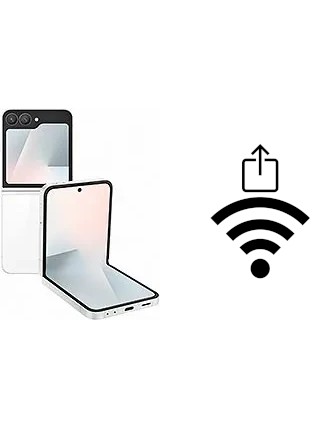 Generar QR con la clave Wifi en un Samsung Galaxy Z Flip7 FE
