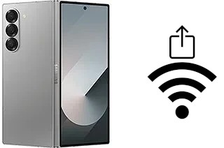 Generar QR con la clave Wifi en un Samsung Galaxy Z Fold6