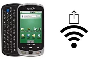 Generar QR con la clave Wifi en un Samsung M900 Moment