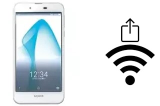 Generar QR con la clave Wifi en un Sharp Aquos L
