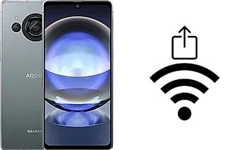 Generar QR con la clave Wifi en un Sharp Aquos R8s
