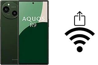 Generar QR con la clave Wifi en un Sharp Aquos R9