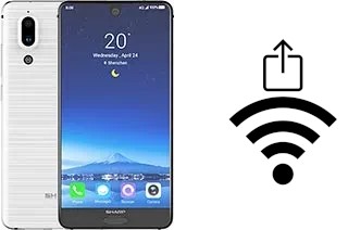 Generar QR con la clave Wifi en un Sharp Aquos S2