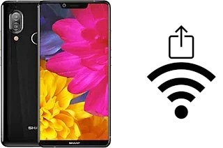 Generar QR con la clave Wifi en un Sharp Aquos S3 High Edition