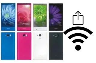 Generar QR con la clave Wifi en un Sharp Aquos Serie mini SHV31