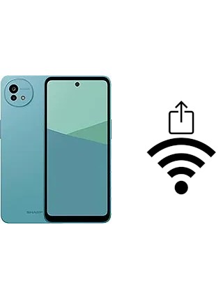 Generar QR con la clave Wifi en un Sharp Aquos wish5