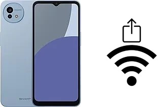 Generar QR con la clave Wifi en un Sharp Aquos wish4