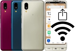 Generar QR con la clave Wifi en un Sharp Simple Sumaho 7
