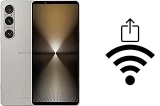 Generar QR con la clave Wifi en un Sony Xperia 1 VI