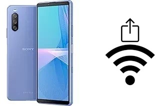 Generar QR con la clave Wifi en un Sony Xperia 10 III
