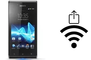 Generar QR con la clave Wifi en un Sony Xperia J