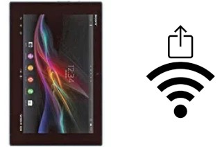 Generar QR con la clave Wifi en un Sony Xperia Tablet Z Wi-Fi