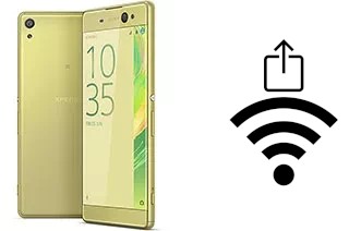 Generar QR con la clave Wifi en un Sony Xperia XA Ultra
