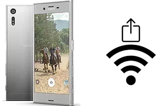 Generar QR con la clave Wifi en un Sony Xperia XZ