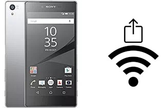 Generar QR con la clave Wifi en un Sony Xperia Z5 Premium Dual