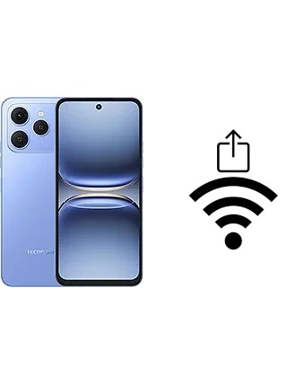 Generar QR con la clave Wifi en un Tecno Spark 40