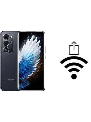Generar QR con la clave Wifi en un Tecno Spark 40 Pro+
